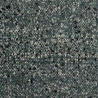 Dark gray woven fabric texture with speckled pattern, dense nubby weave, subtle sheen, suitable for upholstery applications.